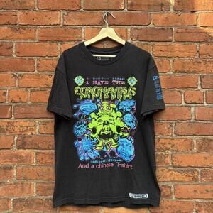 I have covid and a Chinese t shirt sam hyde MDE L